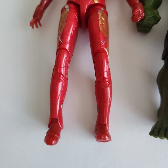Marvel Avengers Action Figures Set Of 3 - Iron Man Hulk & Thor - missing lights - Picture 4 of 16